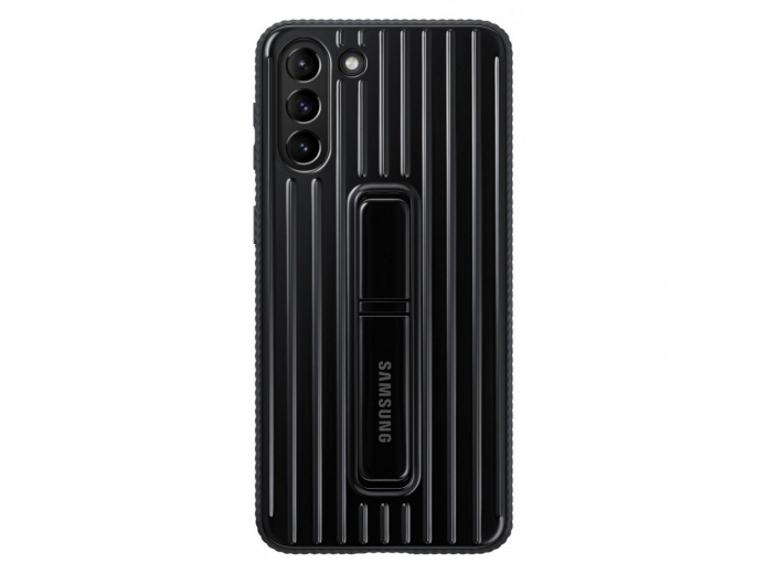 Накладка Samsung Protective Standing Cover для Samsung Galaxy S21 Plus (EF-RG996CBEGRU) Black - фото - Samsung Experience Store — брендовий інтернет-магазин