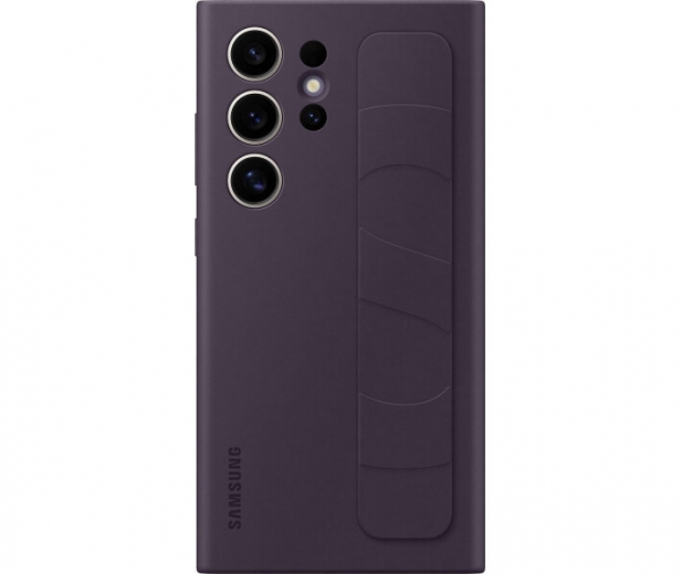 Накладка Samsung Standing Grip для Samsung Galaxy S24 Ultra (EF-GS928CEEGWW) Dark Violet - фото - Samsung Experience Store — брендовий інтернет-магазин