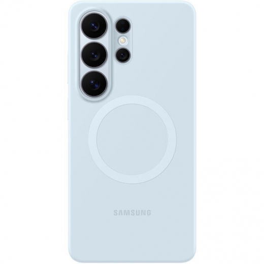 Панель Samsung Silicone Magnet для Samsung Galaxy S26 Ultra (EF-ES948CLEGWW) Lightblue - фото - Samsung Experience Store — брендовый интернет-магазин