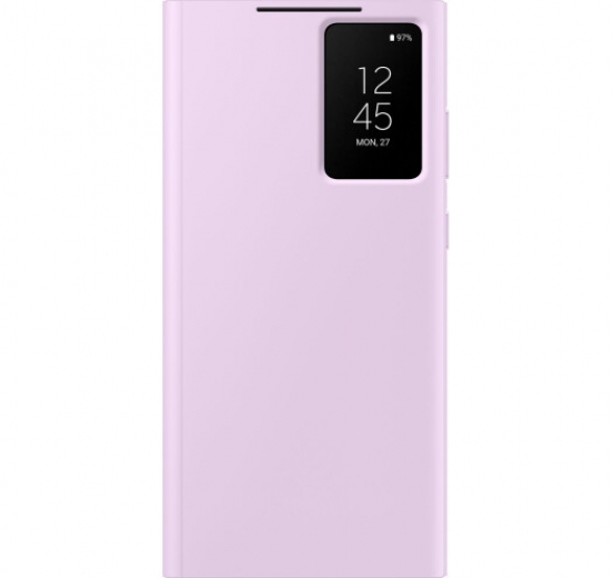 Чохол-книжка Samsung Smart Clear View Cover для Samsung Galaxy S23 Ultra (EF-ZS918CVEGRU) Lilac - фото - Samsung Experience Store — брендовий інтернет-магазин