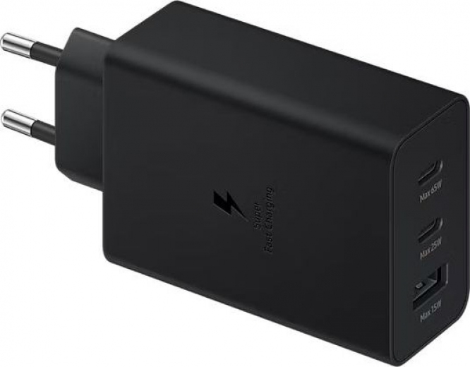 Сетевое зарядное устройство Samsung Trio 65 Вт (EP-T6530NBEGEU) - фото Сетевое зарядное устройство Samsung Trio 65 Вт (EP-T6530NBEGEU) - фото - Samsung Experience Store — брендовый интернет-магазин