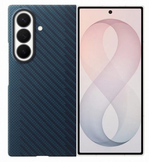 Панель Samsung Carbon Magnet для Samsung Galaxy Fold 8 Ultra (EF-KF976SNEGUA) Blue - фото - Samsung Experience Store — брендовый интернет-магазин