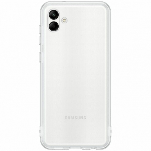 Чехол Samsung Soft Clear Cover для Samsung Galaxy A04 (EF-QA045TTEGRU) Transparent - фото Чехол Samsung Soft Clear Cover для Samsung Galaxy A04 (EF-QA045TTEGRU) Transparent - фото - Samsung Experience Store — брендовый интернет-магазин