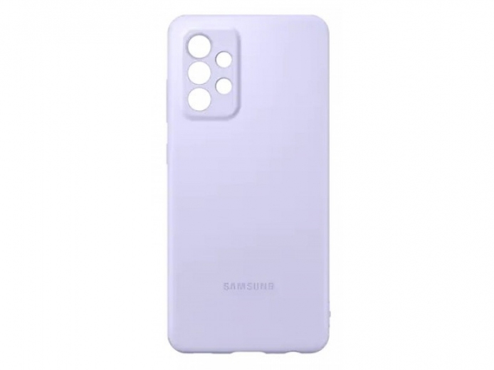 Панель Silicone Cover для Samsung Galaxy A52 (A525) EF-PA525TVEGRU Violet - фото - Samsung Experience Store — брендовый интернет-магазин