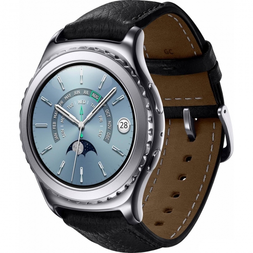 Смарт часы Samsung Galaxy Gear S2 Classic Premium Edition (SM-R7320WDASEK) Platinum - фото - Samsung Experience Store — брендовый интернет-магазин