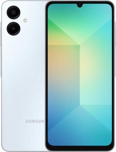Смартфон Samsung Galaxy A06 4/128GB (SM-A065FLBGSEK) Light Blue - фото Смартфон Samsung Galaxy A06 4/128GB (SM-A065FLBGSEK) Light Blue - фото - Samsung Experience Store — брендовый интернет-магазин