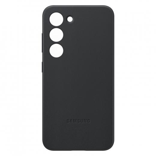 Панель Samsung Leather Cover для Samsung Galaxy S23 Plus (EF-VS916LBEGRU) Black - фото - Samsung Experience Store — брендовий інтернет-магазин