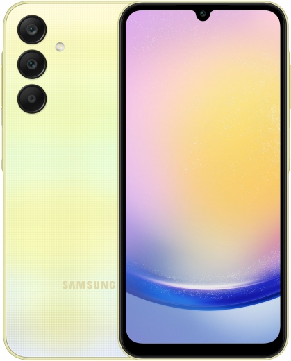 Смартфон Samsung Galaxy A25 8/256GB (SM-A256BZYHEUC) Yellow - фото Смартфон Samsung Galaxy A25 8/256GB (SM-A256BZYHEUC) Yellow - фото - Samsung Experience Store — брендовый интернет-магазин