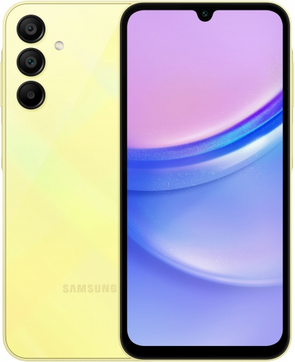 Смартфон Samsung Galaxy A15 8/256GB (SM-A155FZYIEUC) Yellow - фото - Samsung Experience Store — брендовый интернет-магазин