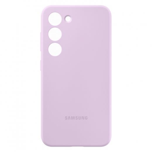 Панель Samsung Silicone Cover для Samsung Galaxy S23 Plus Lavender - фото - Samsung Experience Store — брендовий інтернет-магазин