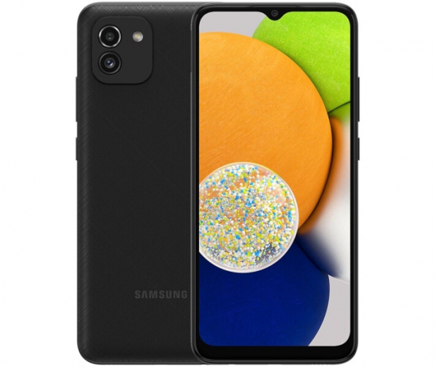 Смартфон Samsung Galaxy A03 4/64GB (SM-A035FZKGSEK) Black - фото - Samsung Experience Store — брендовый интернет-магазин