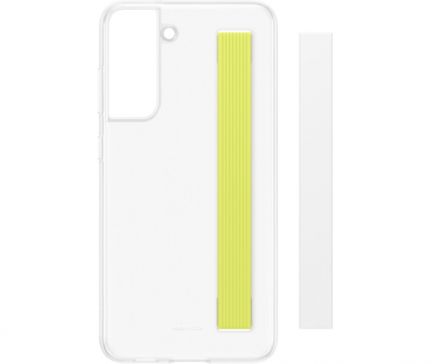 Чохол Samsung Clear Strap Cover для Samsung Galaxy S21 FE (EF-XG990CWEGRU) White - фото - Samsung Experience Store — брендовий інтернет-магазин