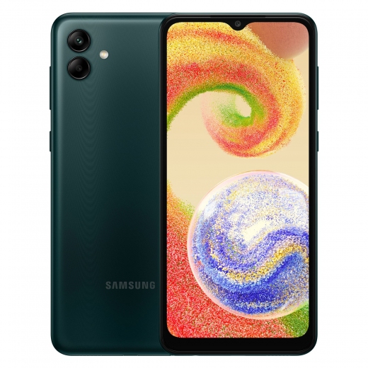 Смартфон Samsung Galaxy A04 3/32GB (SM-A045FZGDSEK) Green - фото - Samsung Experience Store — брендовий інтернет-магазин