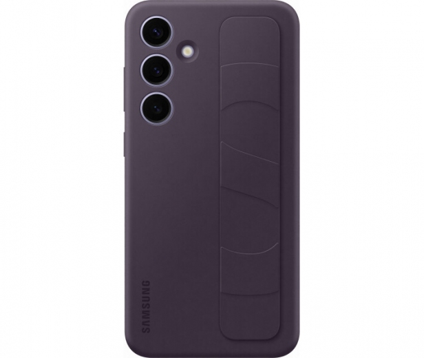 Накладка Samsung Standing Grip для Samsung Galaxy S24 (EF-GS921CEEGWW) Dark Violet - фото - Samsung Experience Store — брендовый интернет-магазин