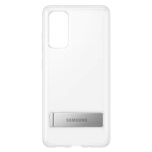 Чехол-накладка Clear Standing Cover для Samsung Galaxy S20 FE (G780) EF-JG780CTEGRU Transparent - фото - Samsung Experience Store — брендовый интернет-магазин