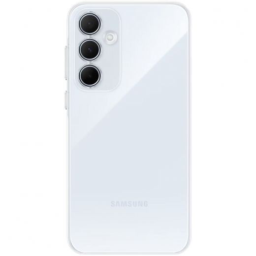 Чехол Samsung Soft Clear Cover для Samsung Galaxy A35 (EF-QA356CTEGWW) Transparent - фото Чехол Samsung Soft Clear Cover для Samsung Galaxy A35 (EF-QA356CTEGWW) Transparent - фото - Samsung Experience Store — брендовый интернет-магазин