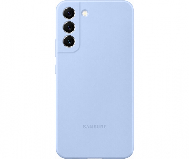 Панель Samsung Silicone Cover для Samsung Galaxy S22 Plus (EF-PS906TLEGRU) Artic Blue - фото - Samsung Experience Store — брендовий інтернет-магазин