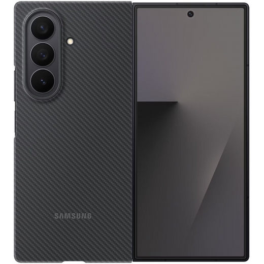 Панель Samsung Carbon для Samsung Galaxy Fold 7 (EF-XF966SBEGUA) Black - фото - Samsung Experience Store — брендовый интернет-магазин