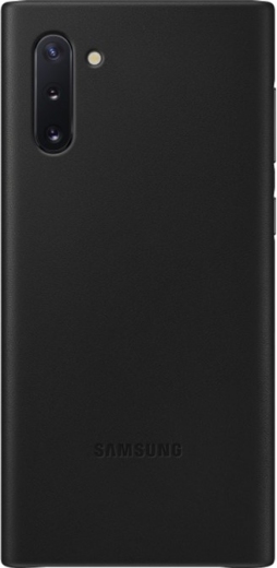 Чохол Samsung Leather Cover для Samsung Galaxy Note 10 (EF-VN970LBEGRU) Black - фото - Samsung Experience Store — брендовий інтернет-магазин