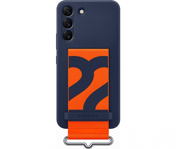 Накладка Samsung Silicone with Strap Cover для Samsung Galaxy S22 (EF-GS901TNEGRU) Navy - фото Накладка Samsung Silicone with Strap Cover для Samsung Galaxy S22 (EF-GS901TNEGRU) Navy - фото - Samsung Experience Store — брендовый интернет-магазин