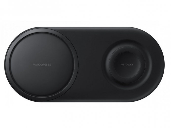 Бездротовий зарядний пристрій Samsung Wireless Charger Duo (EP-P5200TBRGRU) Black - фото - Samsung Experience Store — брендовий інтернет-магазин