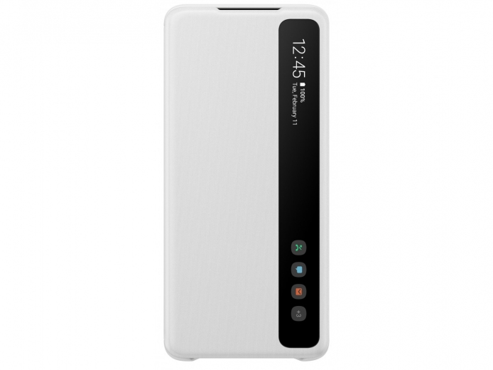 Чохол-книжка Samsung Clear View Cover для Samsung Galaxy S20 Plus (EF-ZG985CWEGRU) White - фото Чохол-книжка Samsung Clear View Cover для Samsung Galaxy S20 Plus (EF-ZG985CWEGRU) White - фото - Samsung Experience Store — брендовий інтернет-магазин