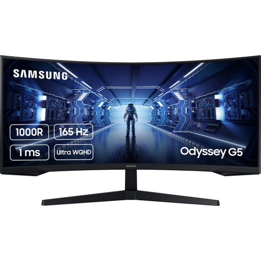 Монитор Samsung Odyssey G5 C34G55T (LC34G55TWWIXUA) Black - фото - Samsung Experience Store — брендовый интернет-магазин