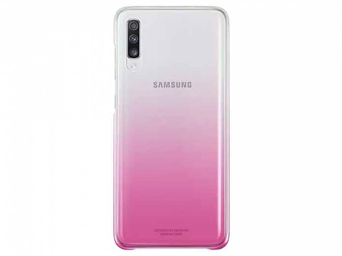 Чохол Samsung Gradation Cover для Samsung Galaxy A70 (EF-AA705CPEGRU) Pink - фото - Samsung Experience Store — брендовий інтернет-магазин