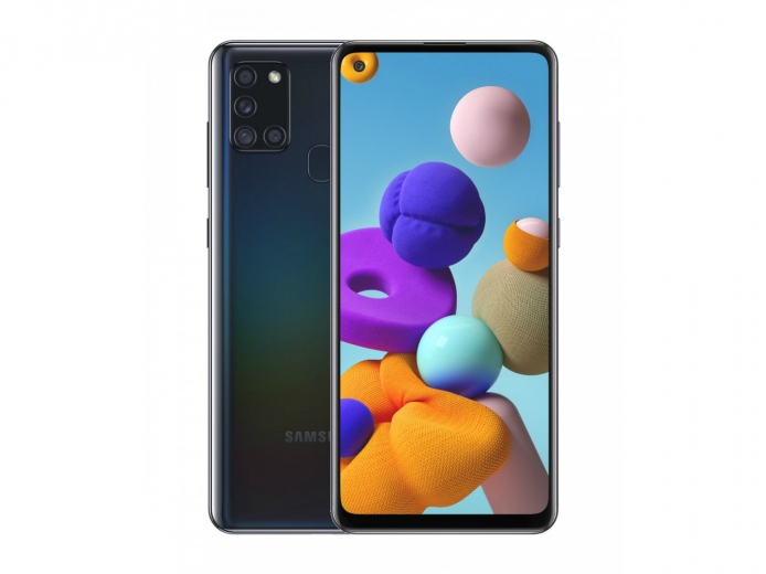 Смартфон Samsung Galaxy A21s 4/64GB (SM-A217FZKOSEK) Black - фото - Samsung Experience Store — брендовий інтернет-магазин
