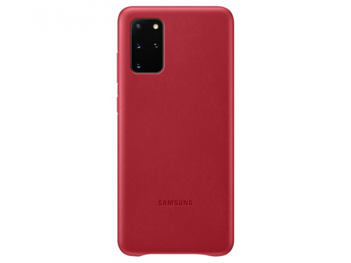 Панель Samsung Leather Cover для Samsung Galaxy S20 Plus (EF-VG985LREGRU) Red - фото - Samsung Experience Store — брендовий інтернет-магазин