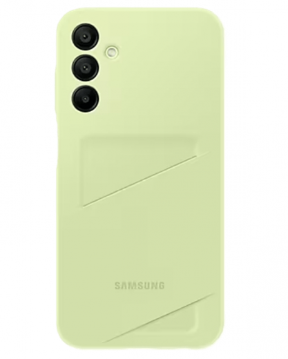 Чехол Samsung Card Slot Cover для Samsung A15 (EF-OA156TMEGWW) Lime - фото - Samsung Experience Store — брендовый интернет-магазин