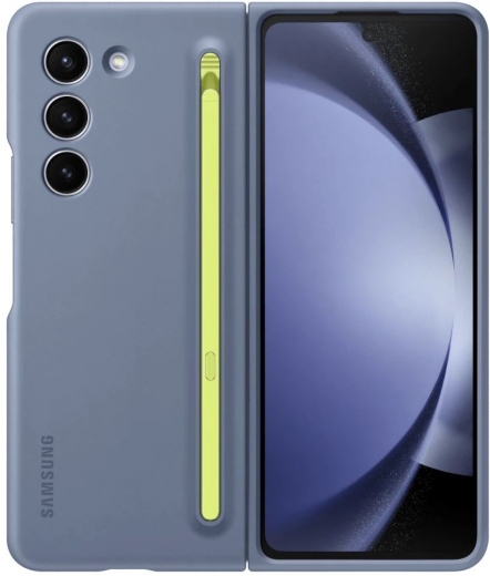 Чехол Samsung Standing Cover with Pen для Samsung Galaxy Fold 5 (EF-OF94PCLEGUA) Blue - фото - Samsung Experience Store — брендовый интернет-магазин