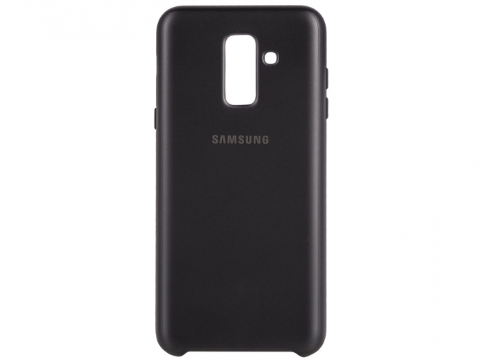 Панель Samsung Dual Layer Cover Galaxy A6+ (2018) (EF-PA605CBEGRU) Black - фото - Samsung Experience Store — брендовий інтернет-магазин