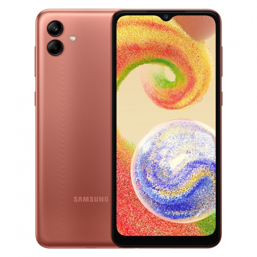 Смартфон Samsung Galaxy A04 4/64GB (SM-A045FZCGSEK) Copper - фото - Samsung Experience Store — брендовий інтернет-магазин