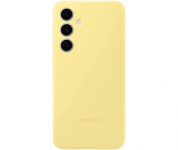 Панель Samsung Silicone Case для Samsung Galaxy S24 FE (EF-PS721CYEGWW) Yellow - фото - Samsung Experience Store — брендовий інтернет-магазин