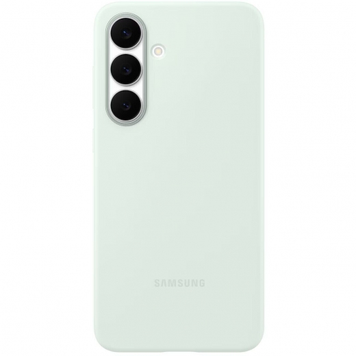 Панель Samsung Silicone Case для Samsung Galaxy S25 FE (EF-PS731CMEGWW) Mint - фото - Samsung Experience Store — брендовый интернет-магазин