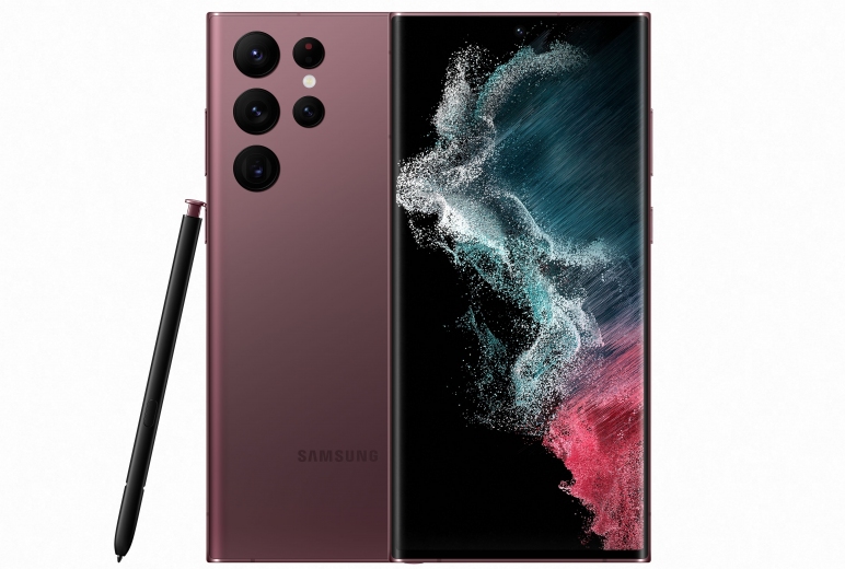 Смартфон Samsung Galaxy S22 Ultra 8/128GB (SM-S908BDRDSEK) Burgundy - фото - Samsung Experience Store — брендовий інтернет-магазин