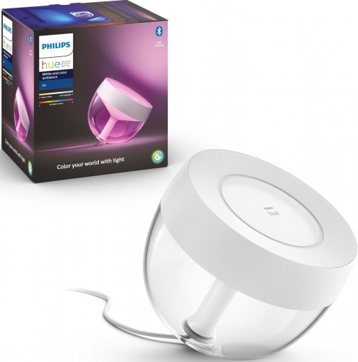 Світильник розумний Philips Hue Iris 2000K-6500K Color Bluetooth (929002376703) Silver - фото - Samsung Experience Store — брендовий інтернет-магазин