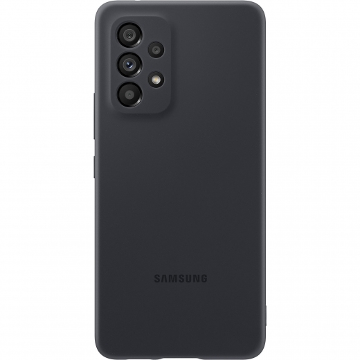 Панель Silicone Cover для Samsung Galaxy A53 EF-PA536TBEGRU Black - фото Панель Silicone Cover для Samsung Galaxy A53 EF-PA536TBEGRU Black - фото - Samsung Experience Store — брендовый интернет-магазин