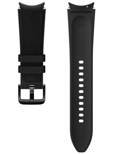 Ремінець Samsung Hybrid Band (20mm, M/L) для Samsung Galaxy Watch 4 (ET-SHR89LBEGRU) Black - фото - Samsung Experience Store — брендовий інтернет-магазин