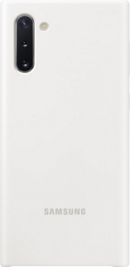 Накладка Samsung Silicone Cover для Samsung Galaxy Note 10 (EF-PN970TWEGRU) White - фото - Samsung Experience Store — брендовый интернет-магазин