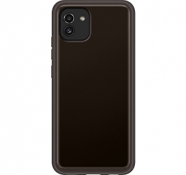 Чохол Samsung Soft Clear Cover для Samsung Galaxy A03 (EF-QA035TBEGRU) Black Чохол Samsung Soft Clear Cover для Samsung Galaxy A03 (EF-QA035TBEGRU) Black