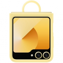 Панель Silicone Cover with Ring для Samsung Galaxy Flip 6 (EF-PF741TYEGUA) Yellow Панель Silicone Cover with Ring для Samsung Galaxy Flip 6 (EF-PF741TYEGUA) Yellow