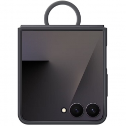 Панель Silicone Cover with Ring для Samsung Galaxy Flip 7 (EF-PF766TBEGUA) Black Панель Silicone Cover with Ring для Samsung Galaxy Flip 7 (EF-PF766TBEGUA) Black