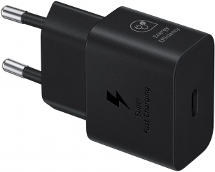 Мережевий зарядний пристрій Samsung 25W Type-C (EP-T2510NBEGEU) Black Мережевий зарядний пристрій Samsung 25W Type-C (EP-T2510NBEGEU) Black