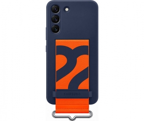 Накладка Samsung Silicone with Strap Cover для Samsung Galaxy S22 Plus (EF-GS906TNEGRU) Navy