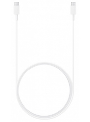 Кабель Samsung Type-C to Type-C Cable 1.8m Cable (5A) (EP-DX510JWRGRU) White Кабель Samsung Type-C to Type-C Cable 1.8m Cable (5A) (EP-DX510JWRGRU) White