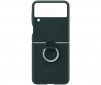 Накладка Silicone Cover with Ring для Samsung Galaxy Flip3 (EF-PF711TGEGRU) Green - фото  - Samsung Experience Store — брендовий інтернет-магазин