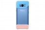 Чехол Samsung 2 Piece Cover S8 Plus Blue-Peach (EF-MG955CLEGRU) - фото  - Samsung Experience Store — брендовый интернет-магазин