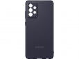 Панель Silicone Cover для Samsung Galaxy A52 (A525) EF-PA525TBEGRU Black - фото  - Samsung Experience Store — брендовый интернет-магазин